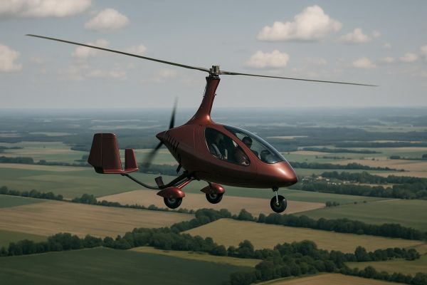 Полет с жирокоптер