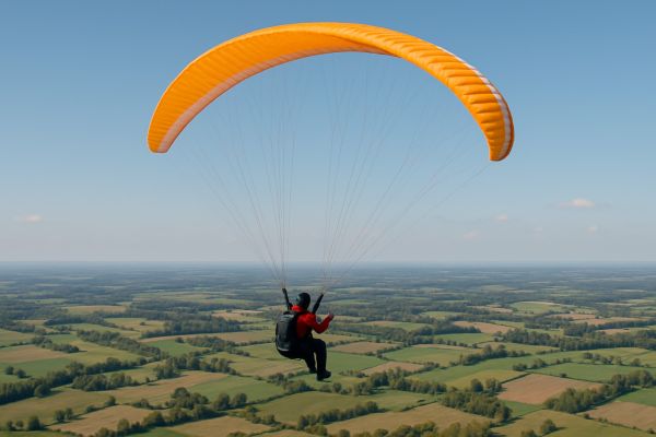 Полет с парапланер