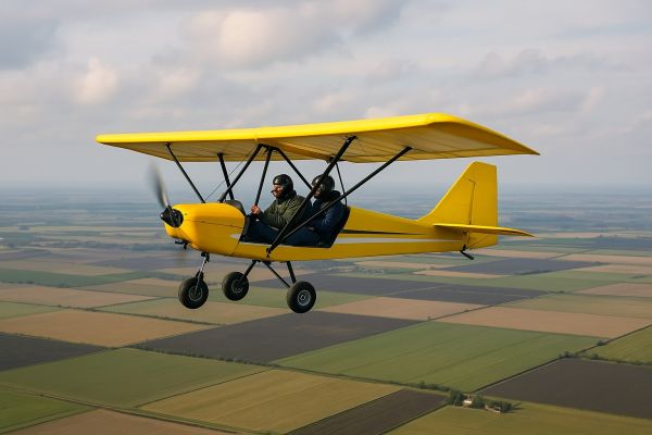 Полет с двуместен самолет